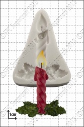 'Xmas Candle' Silicone Mould